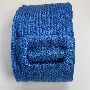 Vintage 80’s BLUE Polypropylene belt SMALL